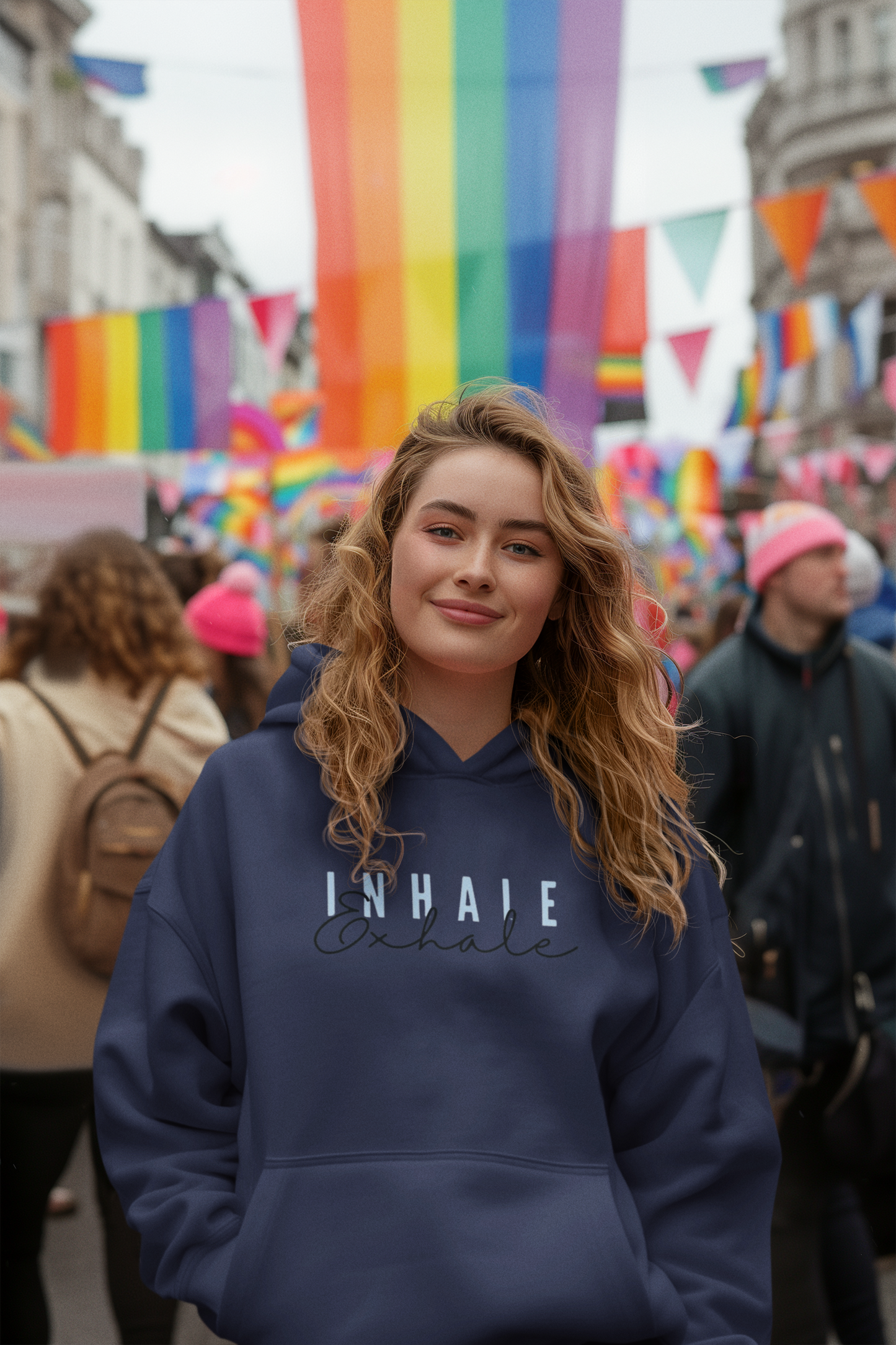 Inhale Exhale Oversized Hoodie