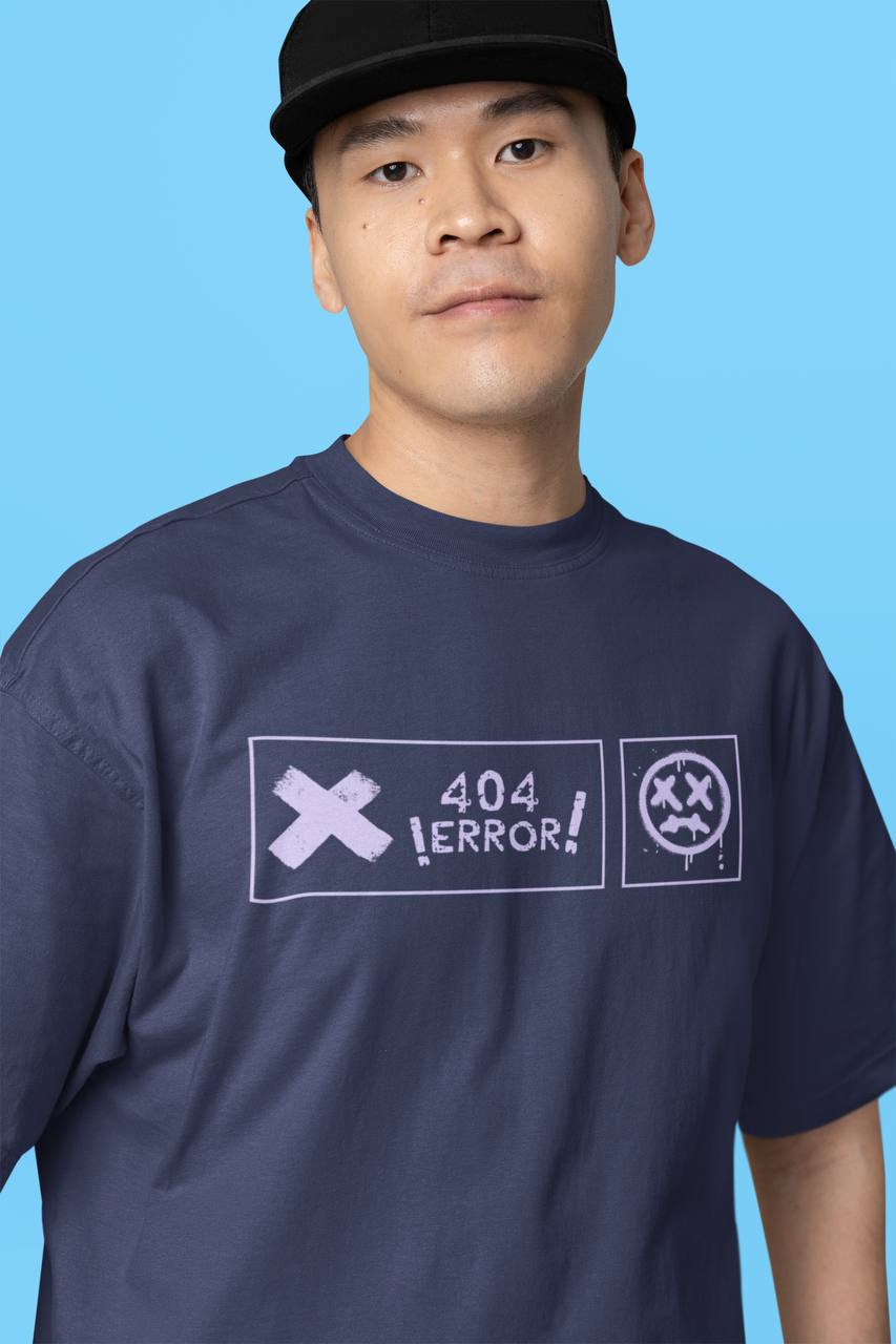 404 Error Oversized T-shirt