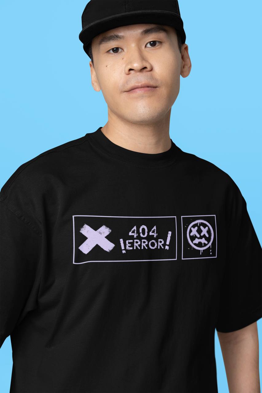 404 Error Oversized T-shirt