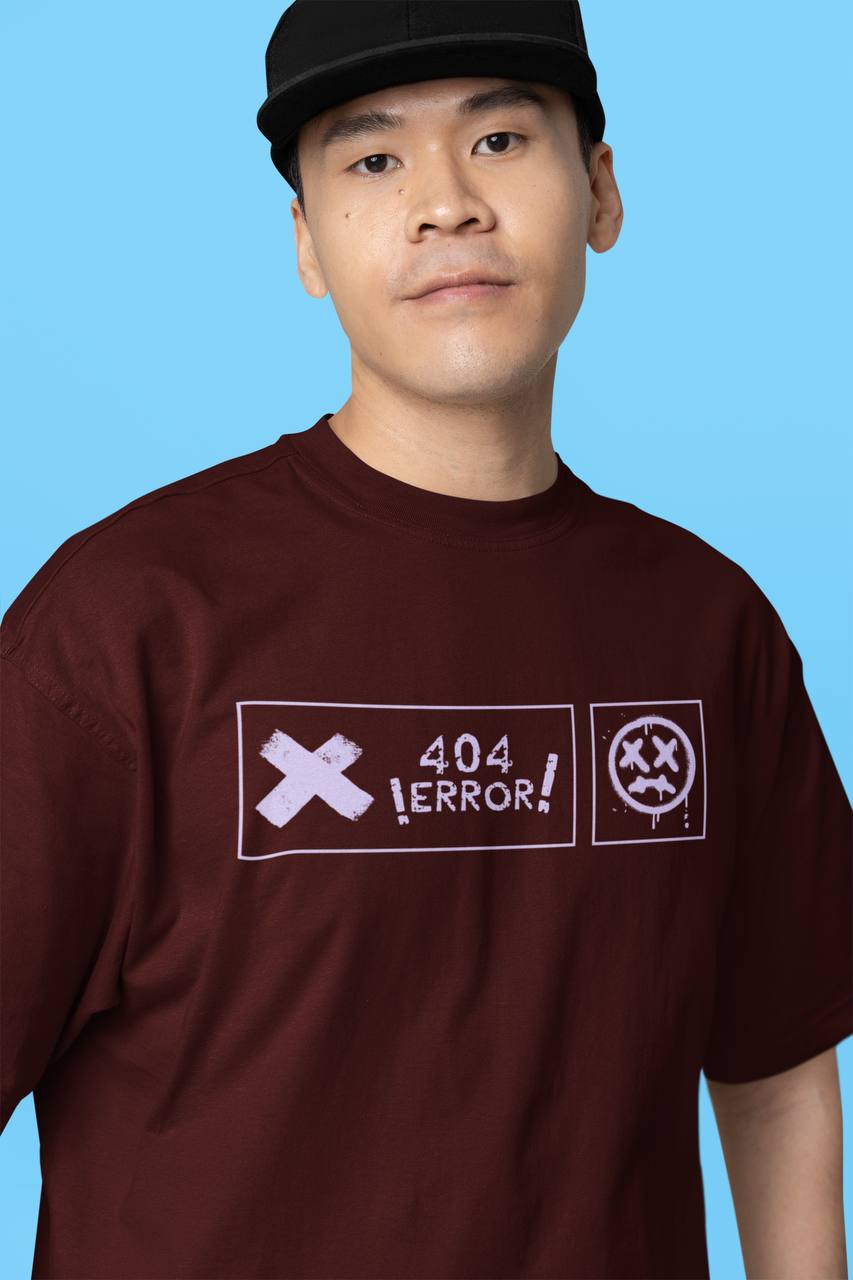 404 Error Oversized T-shirt