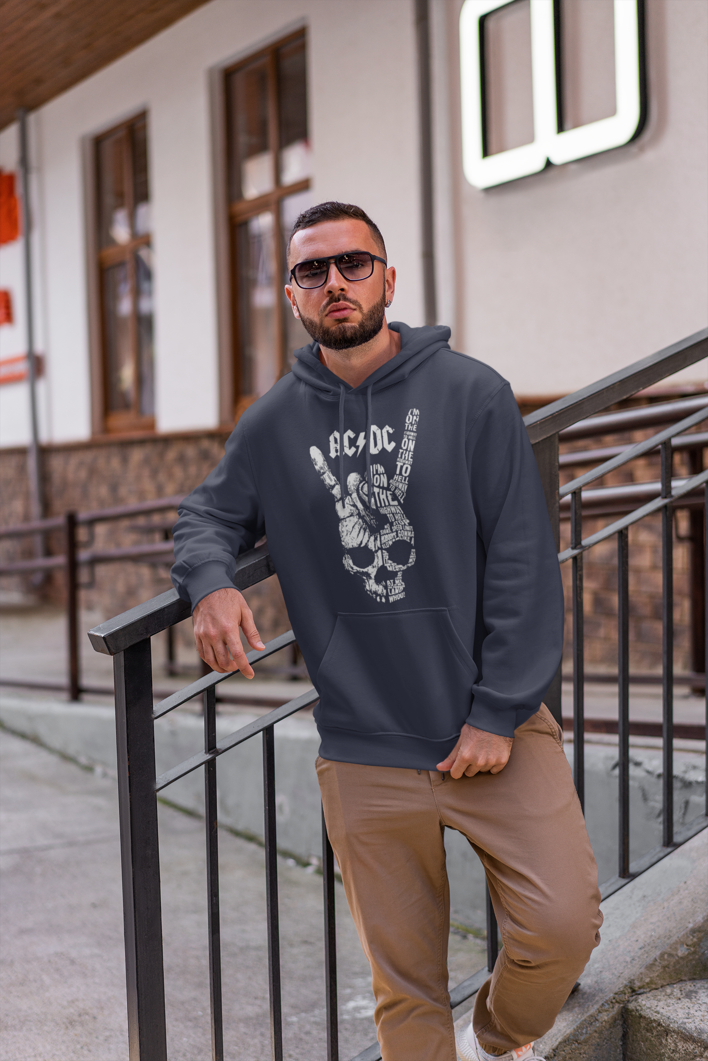AC/DC Oversized Hoodie
