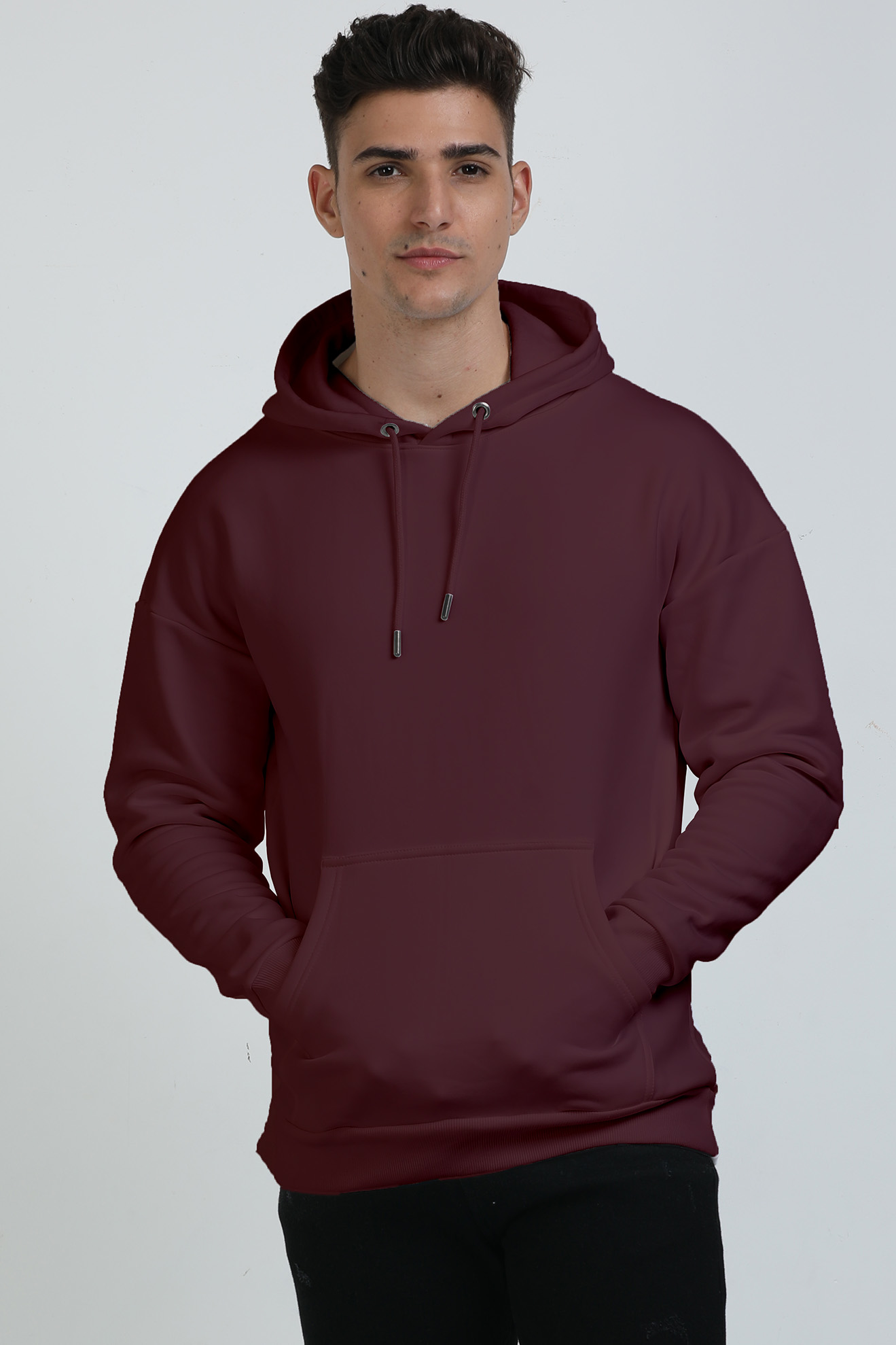 Solid Oversized Hoodies