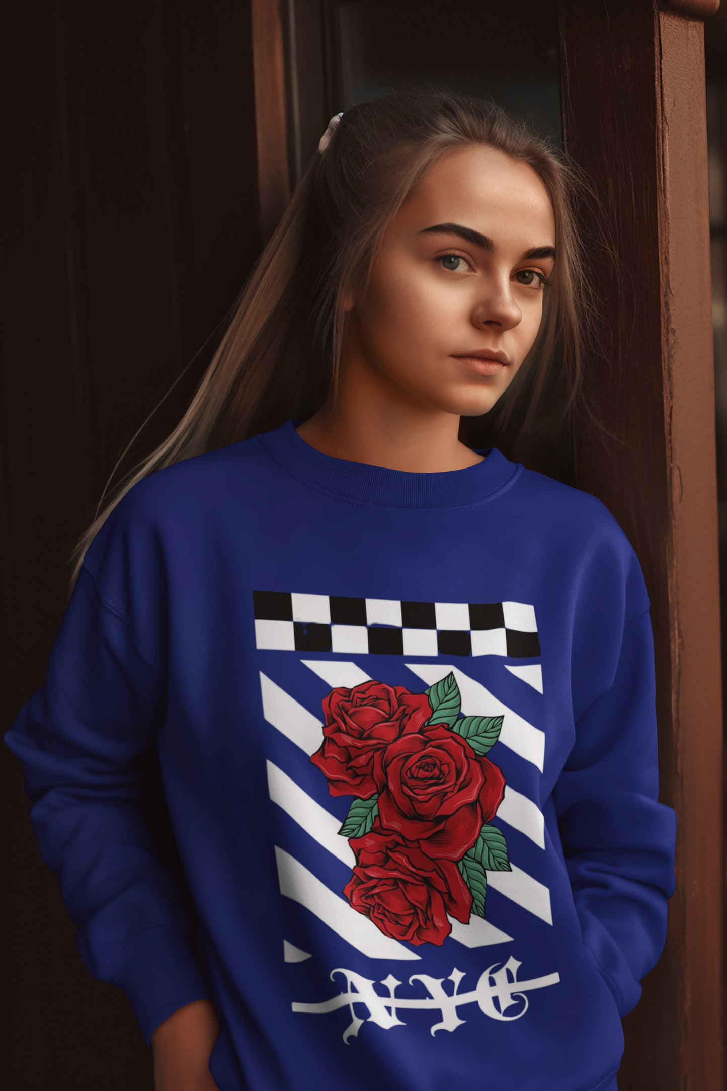 Rose Oversized Sweatshirt