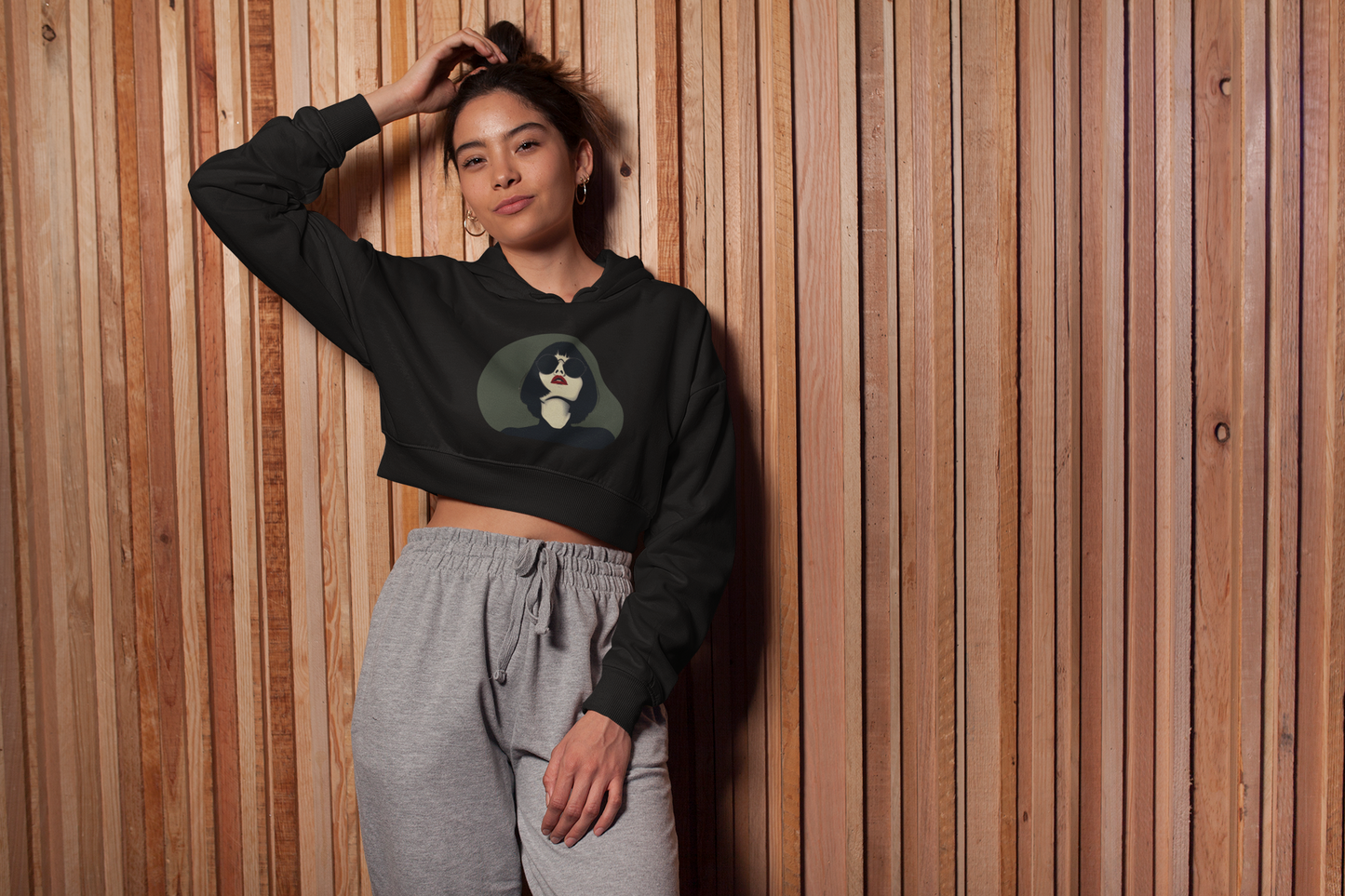 The Boss Crop Hoodie