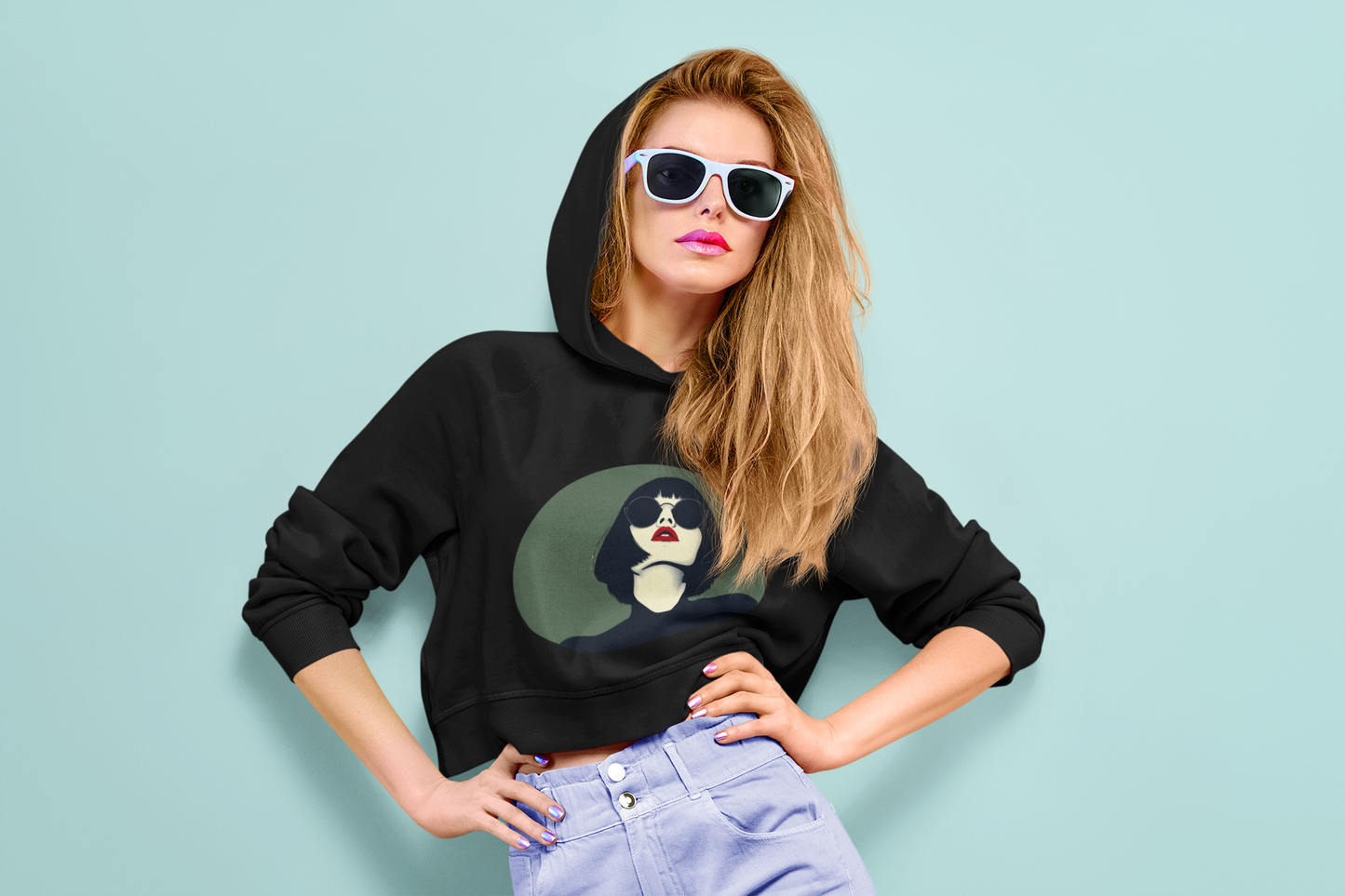 The Boss Crop Hoodie