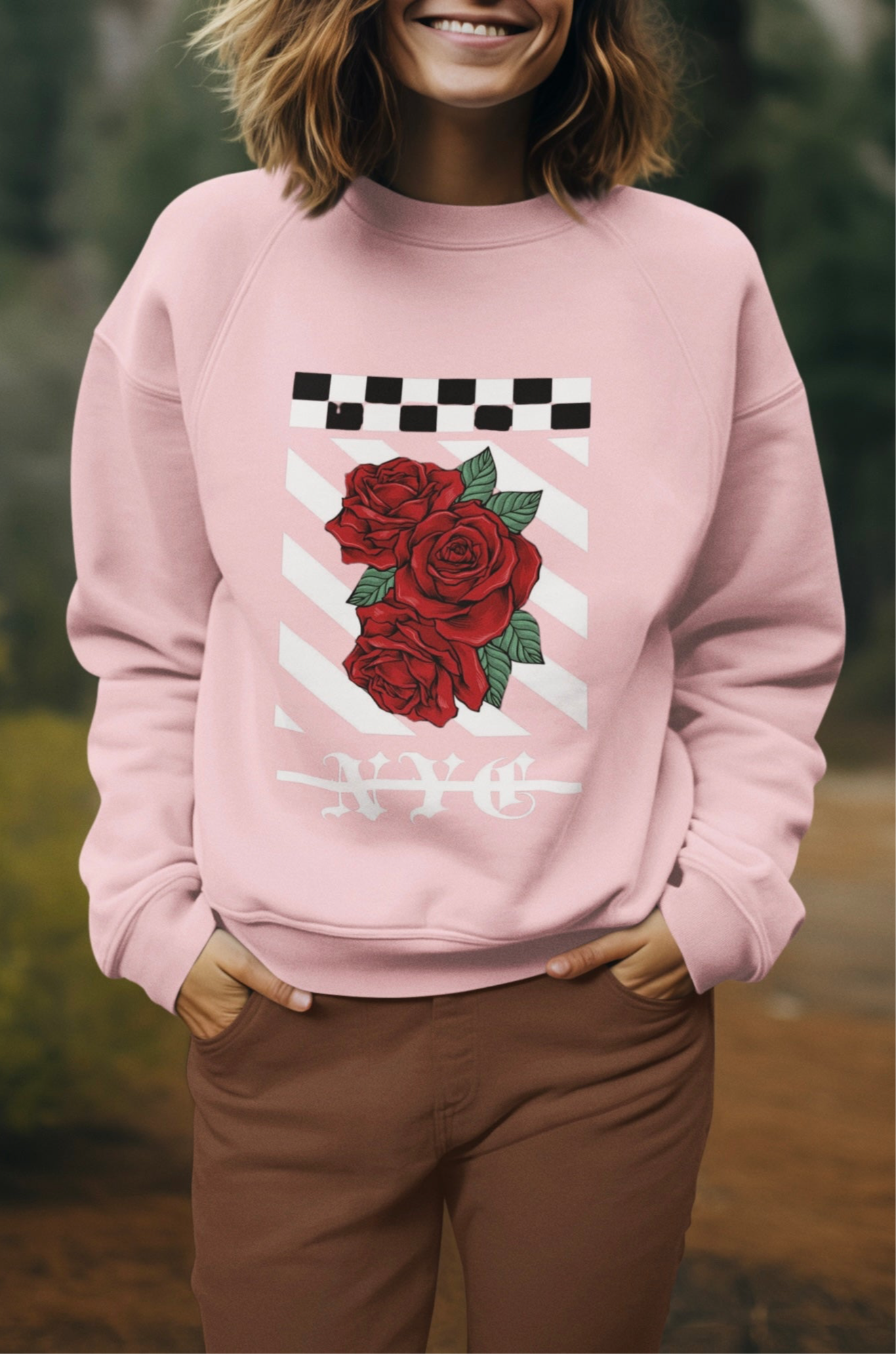 Rose Oversized Sweatshirt