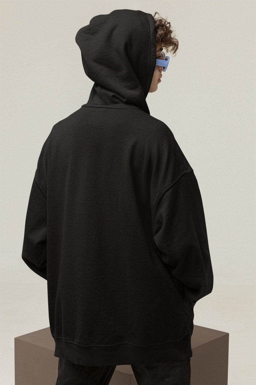 Solid Oversized Hoodies