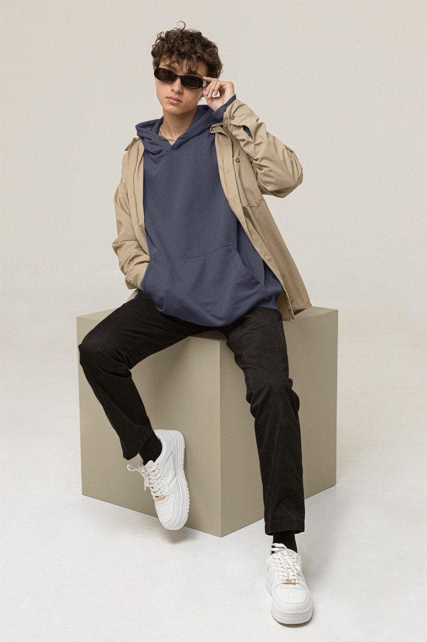 Solid Oversized Hoodies