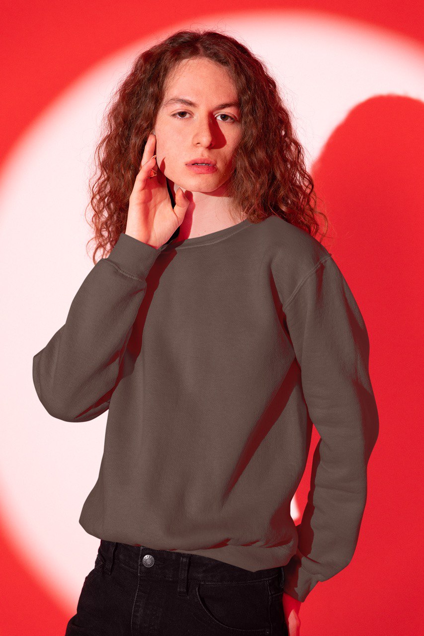 Solid women sweatshirt