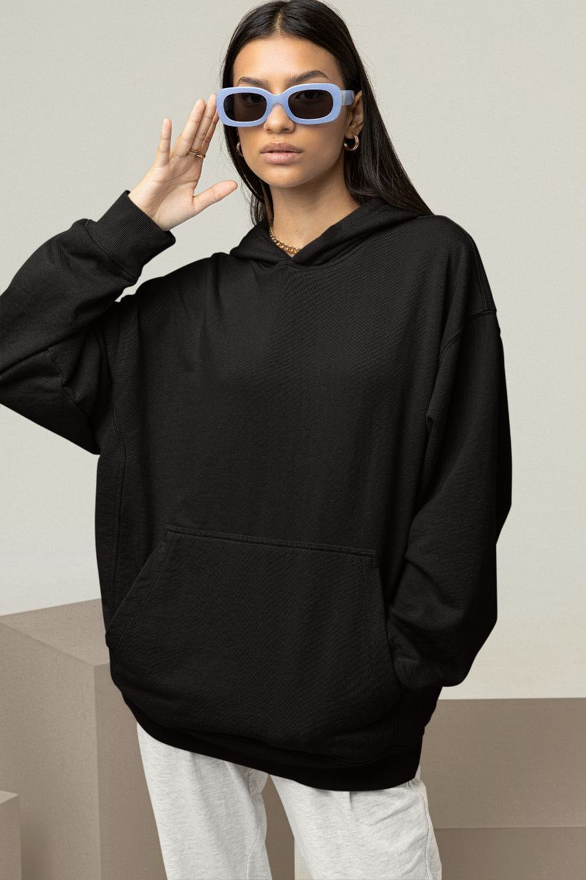 Solid Oversized Hoodies
