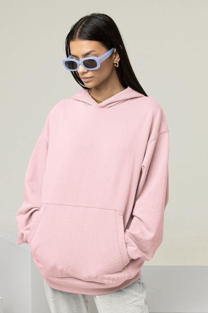 Solid Oversized Hoodies
