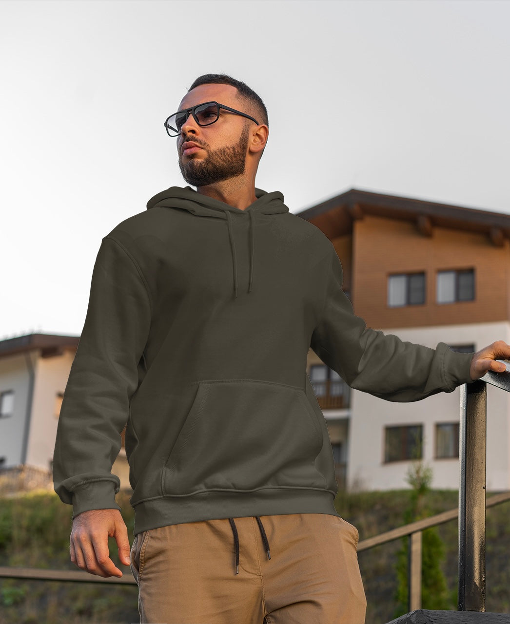 Solid Oversized Hoodies